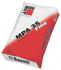 shtukaturnaya-smes-tsementno-izvestkovaya-baumit-mpa-35-fine- -mr-20-25kg